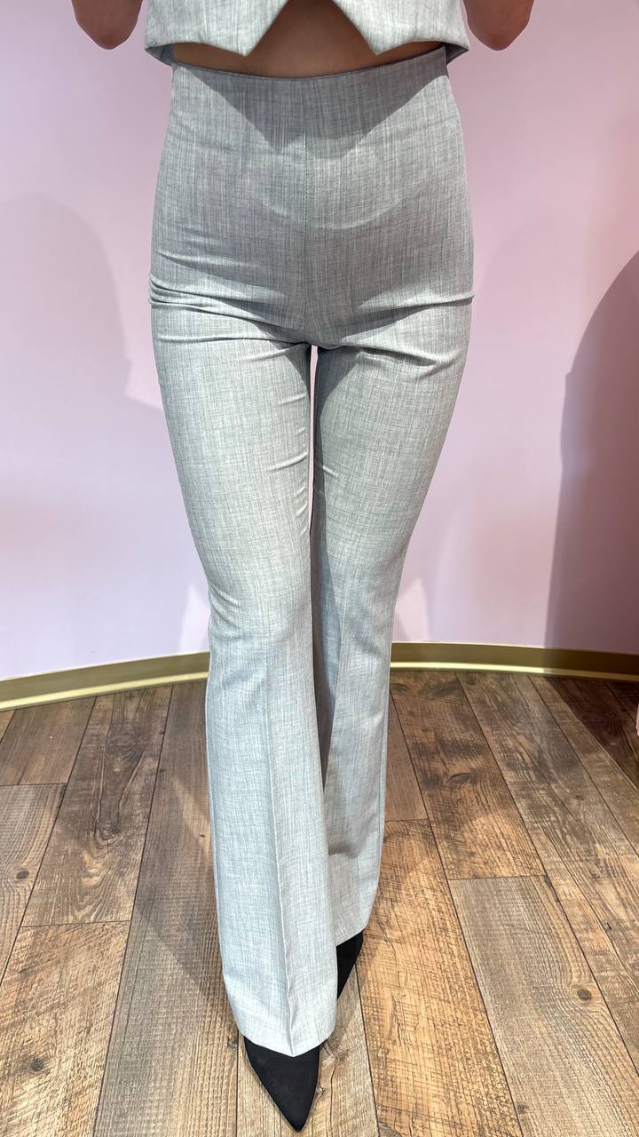 Tailleur Tre Pezzi Norah - Completo Donna Elegante con Giacca, Gilet e Pantalone a Zampa