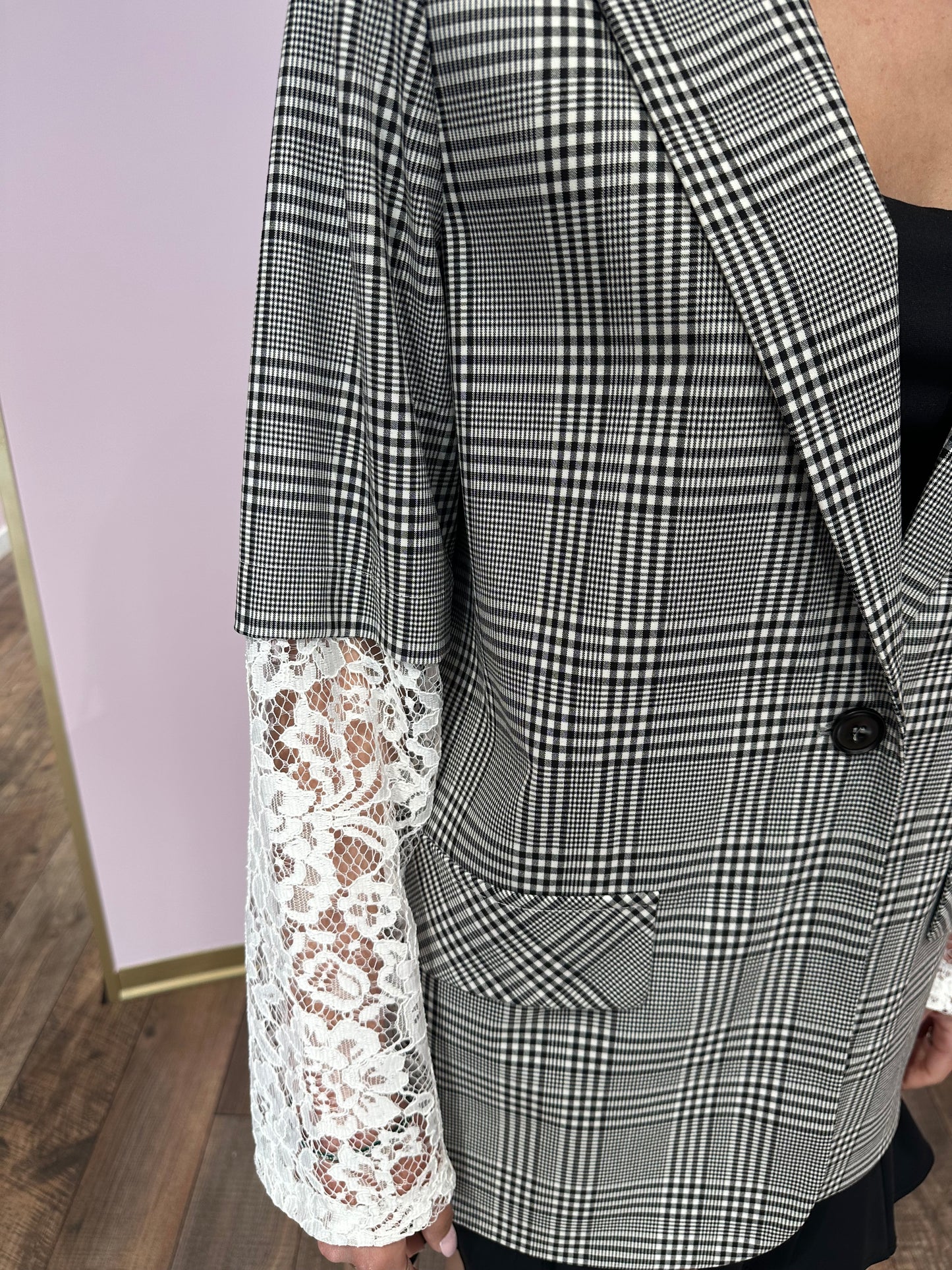 Blazer pizzo sangallo