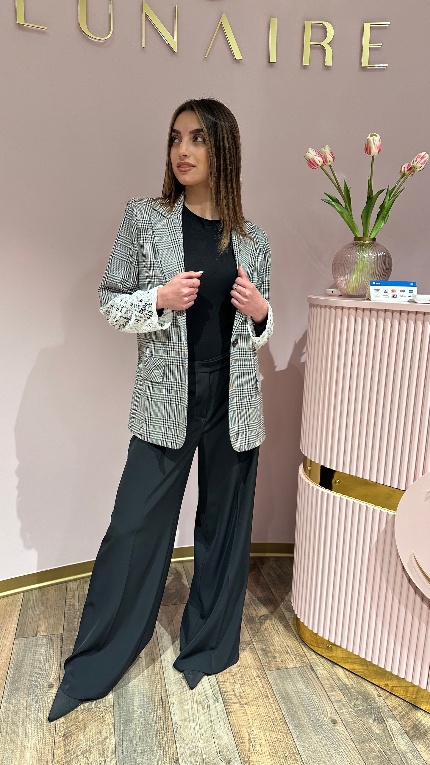 Blazer pizzo sangallo