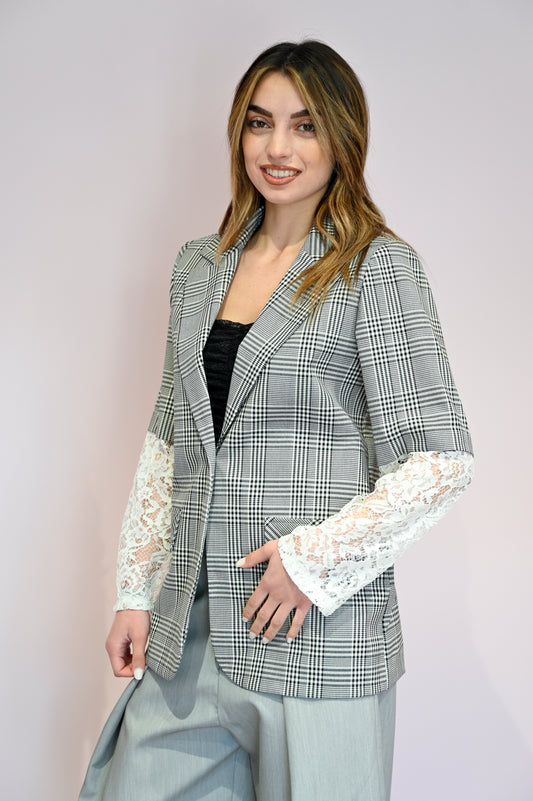 Blazer pizzo sangallo