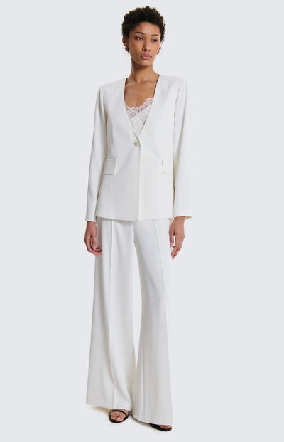 Tailleur Stella Bianco senza revers