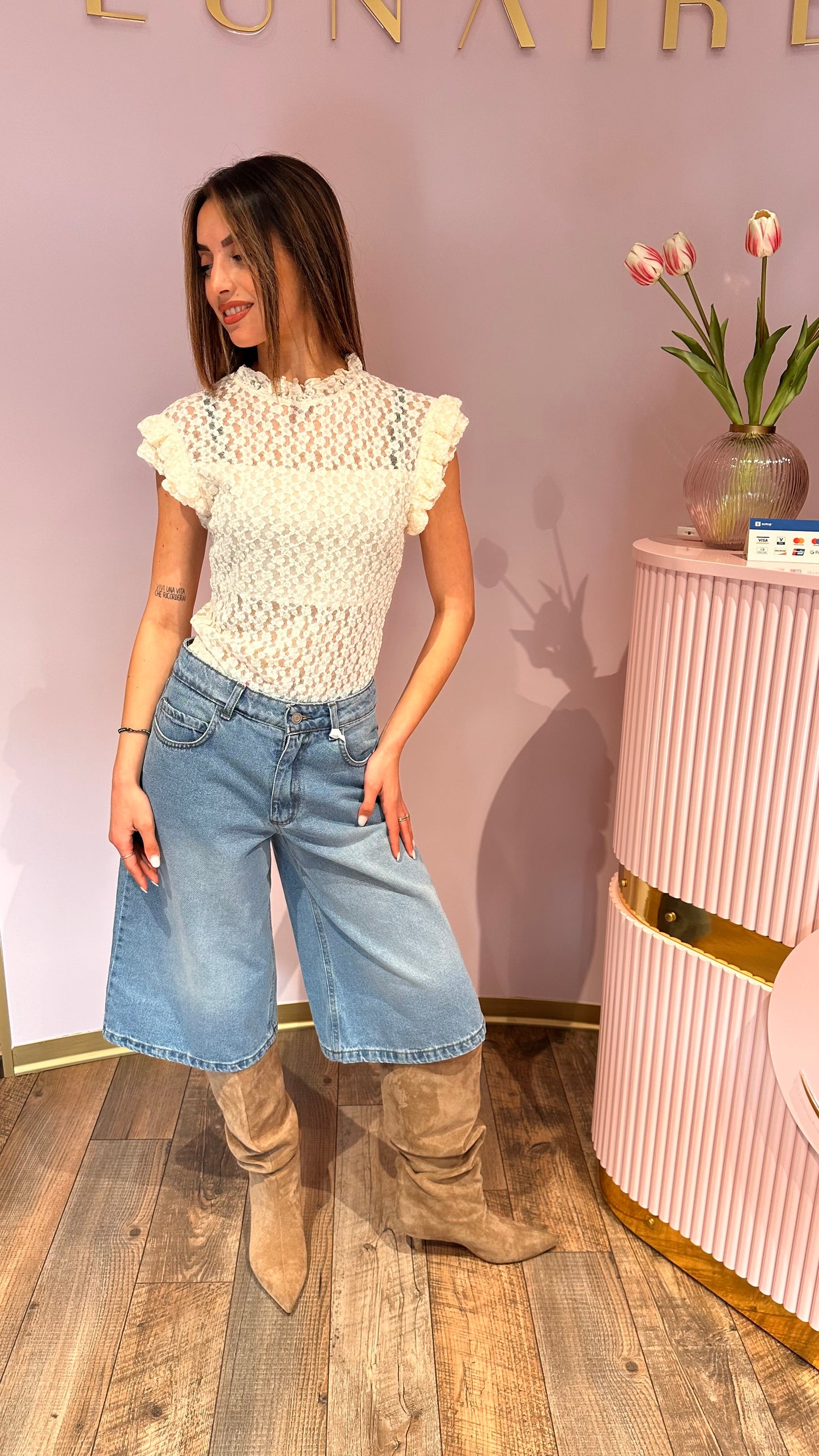 Bermuda in jeans