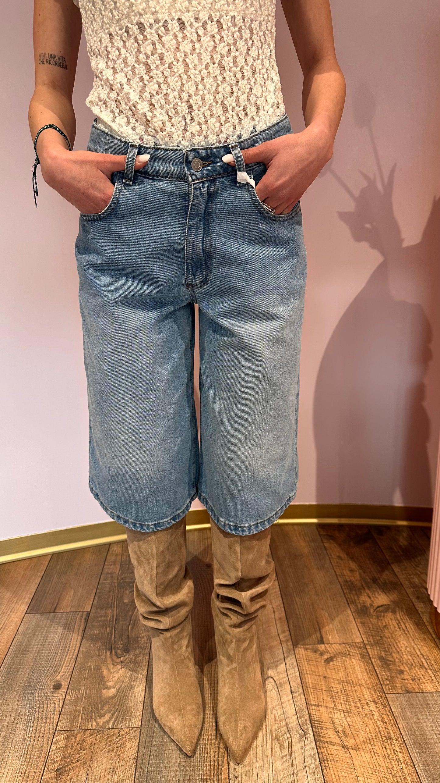 Bermuda in jeans