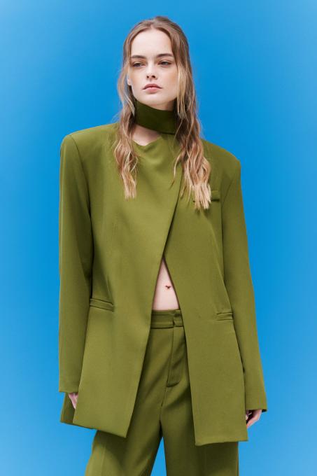 Blazer Linda verde oliva