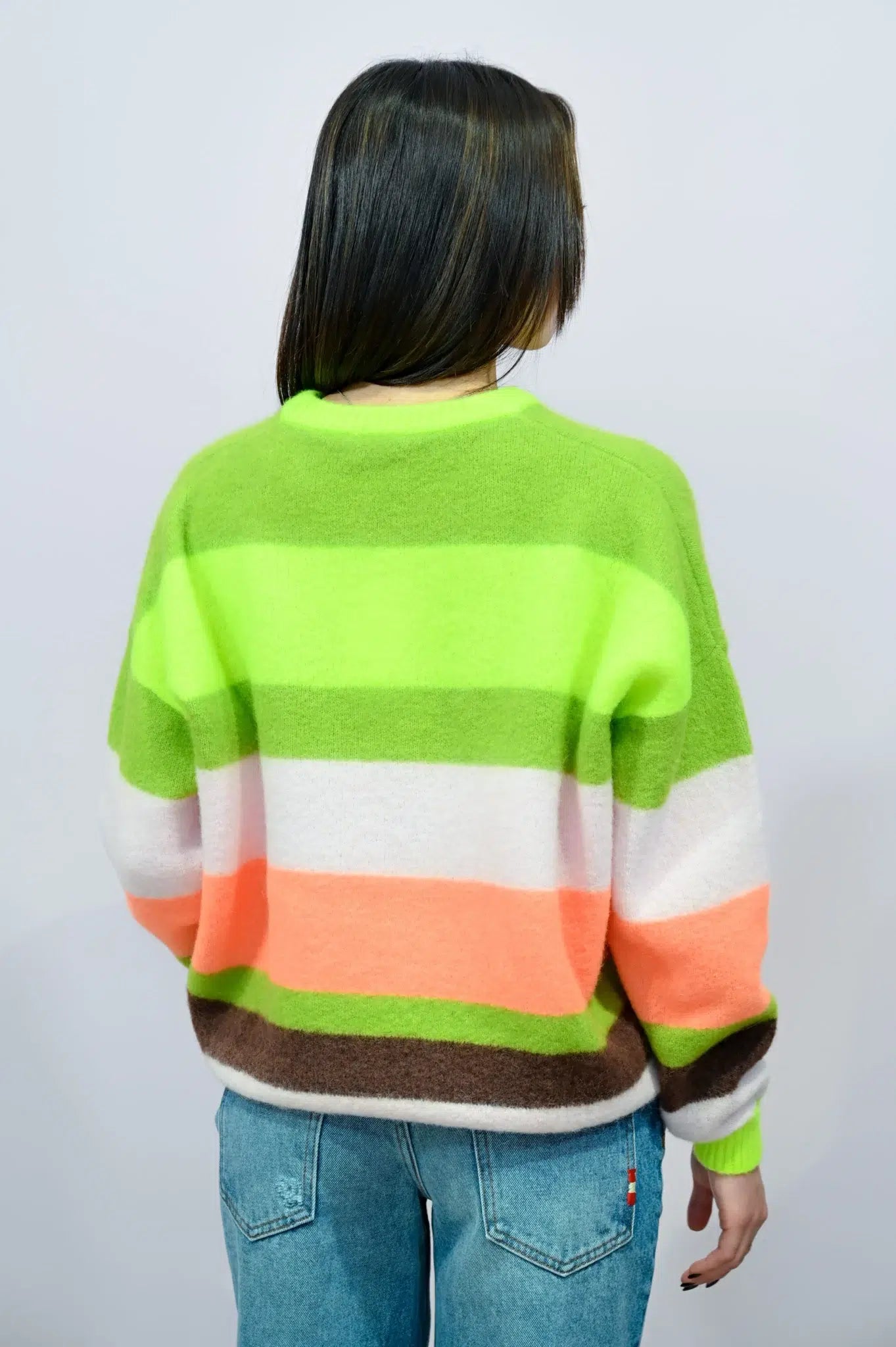 Maglione Donna Vitow a Righe Multicolore